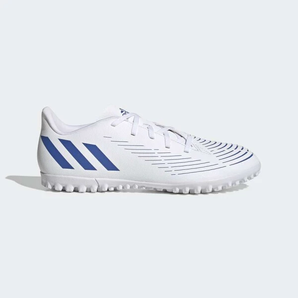 CHUTEIRA ADIDAS PREDATOR EDGE.4 TF SOCIETY - Branco/azul CHUTEIRA ADIDAS PREDATOR EDGE.4 TF SOCIETY - Branco/azul