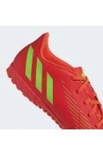 CHUTEIRA ADIDAS PREDATOR EDGE.4 TF SOCIETY - Laranja/verde