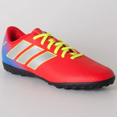 CHUTEIRA ADIDAS SOCIETY NEMEZIZ MESSI TANGO 18.4 TF INFANTIL - Vermelho/azul
