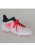 CHUTEIRA ADIDAS X 17.3 FG INFANTIL - Branco/vermelho