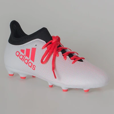 CHUTEIRA ADIDAS X 17.3 FG INFANTIL - Branco/vermelho