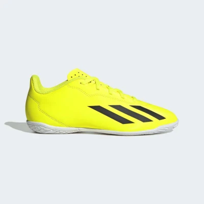 CHUTEIRA ADIDAS X CRAZYFAST CLUB FUTSAL INFANTIL - Amarelo/preto