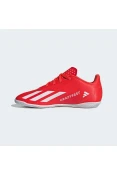 CHUTEIRA ADIDAS X CRAZYFAST CLUB FUTSAL INFANTIL - Laranja/branco