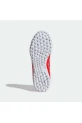 CHUTEIRA ADIDAS X CRAZYFAST CLUB SOCIETY INFANTIL - Laranja/branco