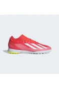 CHUTEIRA ADIDAS X CRAZYFAST LEAGUE TF SOCIETY - Laranja/branco