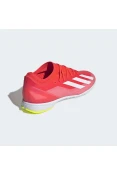 CHUTEIRA ADIDAS X CRAZYFAST LEAGUE TF SOCIETY - Laranja/branco