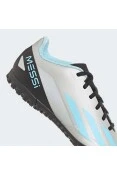CHUTEIRA ADIDAS X CRAZYFAST MESSI.4 TF SOCIETY - Cinza/azul