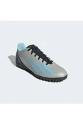 CHUTEIRA ADIDAS X CRAZYFAST MESSI.4 TF SOCIETY - Cinza/azul