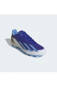 CHUTEIRA ADIDAS X CRAZYFAST MESSI CLUB FLEXIBLE CAMPO MASCULINO - Azul/dourado