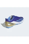 CHUTEIRA ADIDAS X CRAZYFAST MESSI CLUB FLEXIBLE CAMPO MASCULINO - Azul/dourado