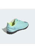 CHUTEIRA ADIDAS X SPEEDPORTAL.4 TF JR SOCIETY INFANTIL - Azul celeste/verde CHUTEIRA ADIDAS X SPEEDPORTAL.4 TF JR SOCIETY INFANTIL - Azul celeste/verde