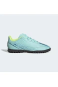 CHUTEIRA ADIDAS X SPEEDPORTAL.4 TF JR SOCIETY INFANTIL - Azul celeste/verde CHUTEIRA ADIDAS X SPEEDPORTAL.4 TF JR SOCIETY INFANTIL - Azul celeste/verde