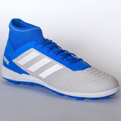 CHUTEIRA BOTINHA SOCIETY ADIDAS PREDATOR 19.3 TF - Cinza/azul
