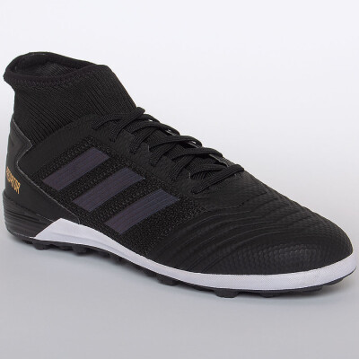 CHUTEIRA BOTINHA SOCIETY ADIDAS PREDATOR 19.3 TF - Preto/marinho