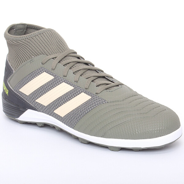 CHUTEIRA BOTINHA SOCIETY ADIDAS PREDATOR 19.3 TF - Verde/bege
