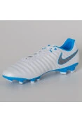 CHUTEIRA CAMPO NIKE TIEMPO LEGEND 7 ACADEMY FG - Branco/azul CHUTEIRA CAMPO NIKE TIEMPO LEGEND 7 ACADEMY FG - Branco/azul