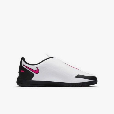 CHUTEIRA DE FUTSAL NIKE PHANTOM GT CLUB INFANTIL - Branco/preto