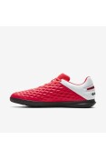 CHUTEIRA DE FUTSAL NIKE TIEMPO LEGEND 8 CLUB IC - Vermelho/branco