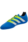 CHUTEIRA FUTSAL ADIDAS ACE 16.3 IN - Azul/verde