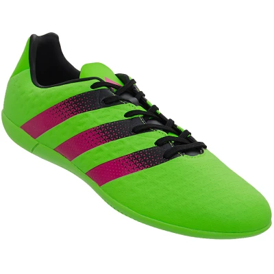 CHUTEIRA FUTSAL ADIDAS ACE 16.3 IN - Verde/pink