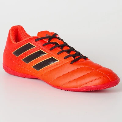 CHUTEIRA FUTSAL ADIDAS ACE 17.4 IN - Laranja/preto
