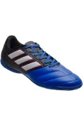 CHUTEIRA FUTSAL ADIDAS ACE 17.4 IN - Preto/azul