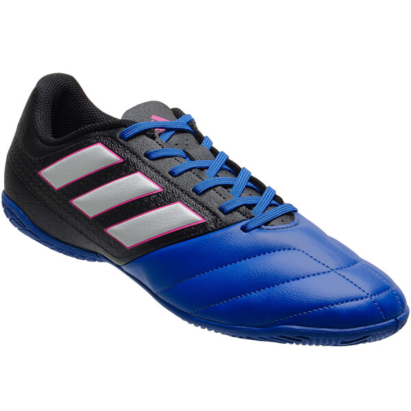 CHUTEIRA FUTSAL ADIDAS ACE 17.4 IN - Preto/azul