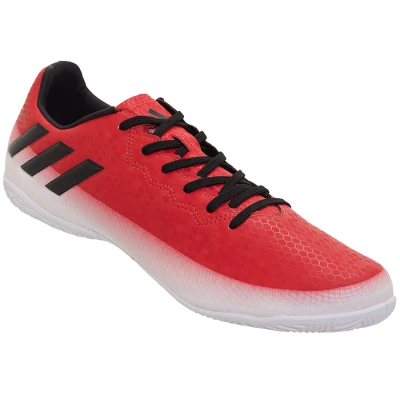 CHUTEIRA FUTSAL ADIDAS MESSI 16.4 IN - Vermelho/branco
