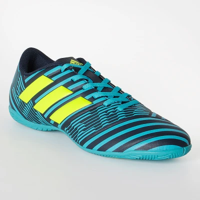 CHUTEIRA FUTSAL ADIDAS NEMEZIZ 17.4 IN - Marinho/azul celeste