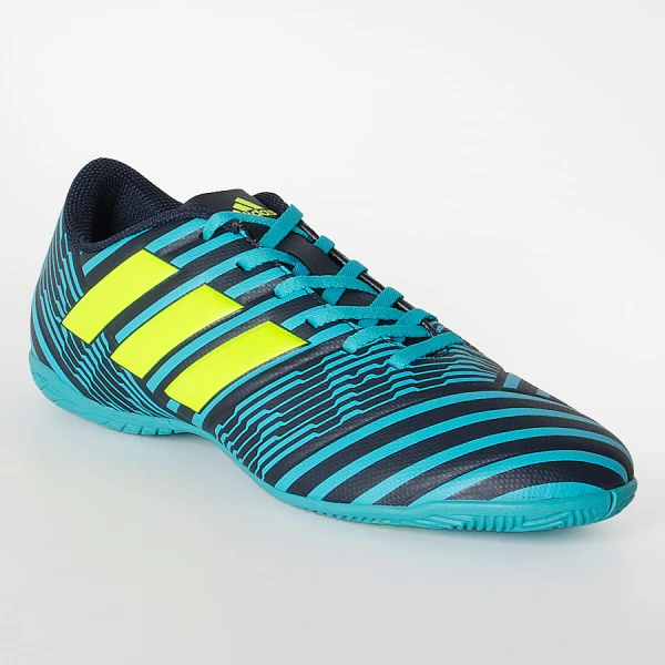 CHUTEIRA FUTSAL ADIDAS NEMEZIZ 17.4 IN - Marinho/azul celeste CHUTEIRA FUTSAL ADIDAS NEMEZIZ 17.4 IN - Marinho/azul celeste
