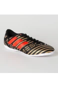 CHUTEIRA FUTSAL ADIDAS NEMEZIZ MESSI 17.4 INFANTIL - Preto/dourado CHUTEIRA FUTSAL ADIDAS NEMEZIZ MESSI 17.4 INFANTIL - Preto/dourado