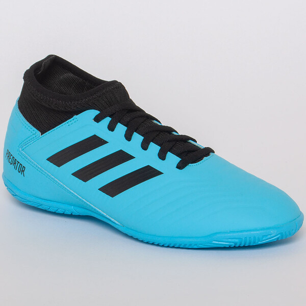 CHUTEIRA FUTSAL ADIDAS PREDATOR 19.3 IN INFANTIL - Azul/preto