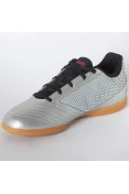 CHUTEIRA FUTSAL ADIDAS PREDATOR 19.4 IN INFANTIL - Prata/preto