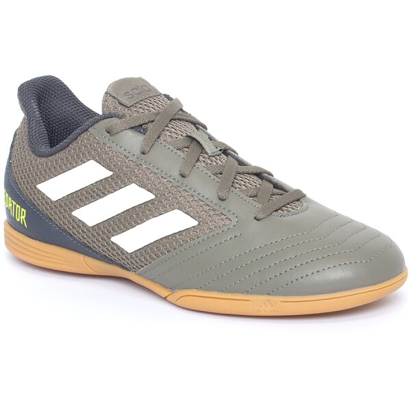 CHUTEIRA FUTSAL ADIDAS PREDATOR 19.4 IN INFANTIL - Verde/bege