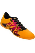 CHUTEIRA FUTSAL ADIDAS X 15 4 IN - Laranja/pink