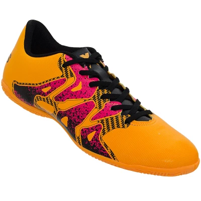 CHUTEIRA FUTSAL ADIDAS X 15 4 IN - Laranja/pink