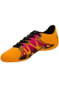 CHUTEIRA FUTSAL ADIDAS X 15 4 IN - Laranja/pink