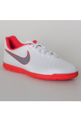 CHUTEIRA FUTSAL NIKE MAGISTAX OBRA 2 CLUB IC INFANTIL - Branco/vermelho