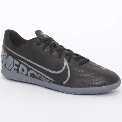 CHUTEIRA FUTSAL NIKE MERCURIAL VAPOR 13 CLUB MASCULINA - Preto/grafite