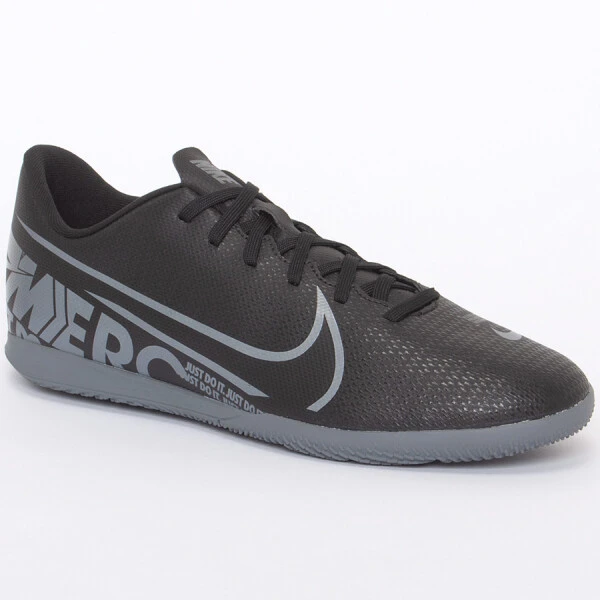 CHUTEIRA FUTSAL NIKE MERCURIAL VAPOR 13 CLUB MASCULINA - Preto/grafite