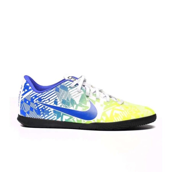 CHUTEIRA FUTSAL NIKE MERCURIAL VAPOR 13 CLUB NEYMAR IC MASCULINO - Branco/azul