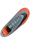 CHUTEIRA FUTSAL NIKE MERCURIALX VICTORY VI CR7 IC - Grafite/laranja