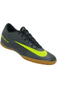 CHUTEIRA FUTSAL NIKE MERCURIALX VICTORY VI CR7 IC - Grafite/verde