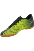 CHUTEIRA FUTSAL NIKE MERCURIALX VICTORY VI CR7 IC - Grafite/verde