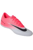 CHUTEIRA FUTSAL NIKE MERCURIALX VICTORY VI IC - Pink/branco