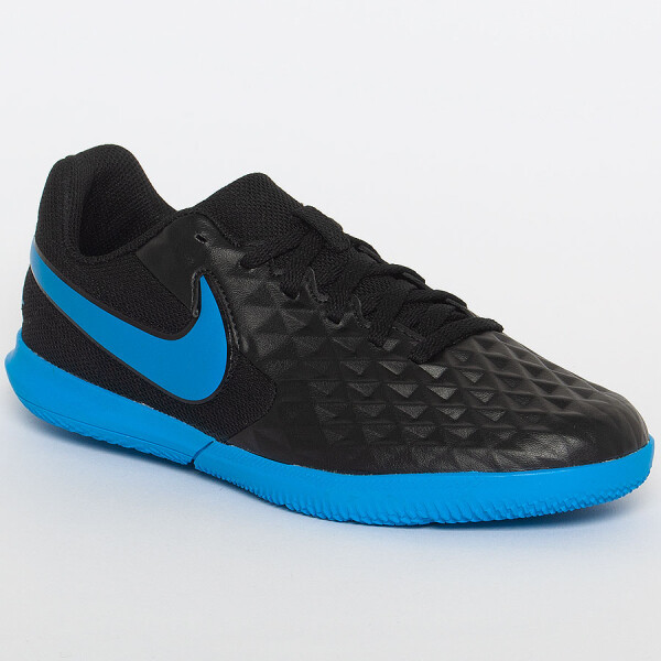CHUTEIRA FUTSAL NIKE TIEMPO LEGEND 8 CLUB IC INFANTIL - Preto/azul