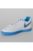CHUTEIRA FUTSAL NIKE TIEMPO LEGENDX 7 CLUB IC - Branco/azul