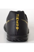 CHUTEIRA FUTSAL NIKE TIEMPO LEGENDX 7 CLUB IC - Preto/dourado