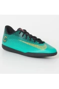 CHUTEIRA FUTSAL NIKE VAPORX 12 CLUB CR7 IC - Verde/dourado CHUTEIRA FUTSAL NIKE VAPORX 12 CLUB CR7 IC - Verde/dourado