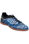 CHUTEIRA FUTSAL UMBRO INDOOR GRASS 2 IC - Azul/preto